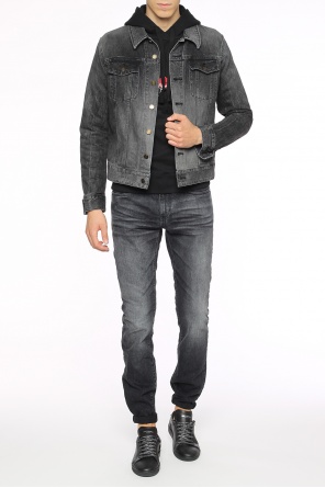 Jeansowa kurtka z naszywką, zdjęcie 2 Jeansowa kurtka z naszywką od Saint Laurent